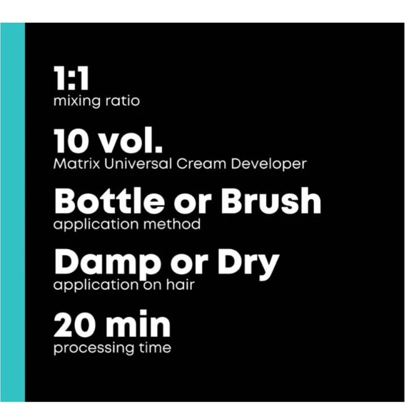 Matrix Tonal Control Pre-Bonded Acidic Gel-Cream Toner + 10 Vol. Cream Developer - Picture 5 of 6